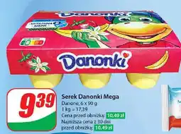 Dino Serek banan-truskawka-wanilia Danone Danonki Mega oferta