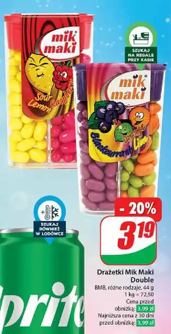 Dino Drażetki owocowe Mik Maki oferta