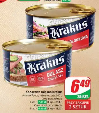 Dino Gulasz angielski Krakus Animex oferta