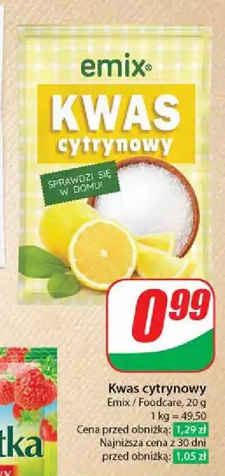 Dino Kwasek cytrynowy Emix oferta