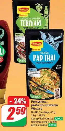 Dino Pasta tikka masala Winiary Pomysł Na oferta