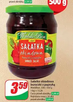 Dino Sałatka obiadowa buraczki z papryką Waldiben oferta