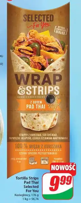 Dino Wrap & strips z sosem pad thai Selected For You oferta