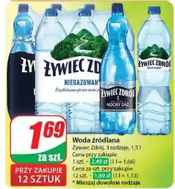 Dino Woda gazowana Żywiec Zdrój Niebieska oferta