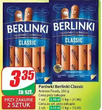 Dino Parówki classic Morliny Berlinki oferta