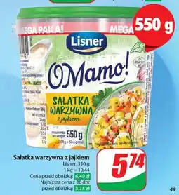 Dino Sałatka warzywna z jajkiem Lisner O Mamo! oferta