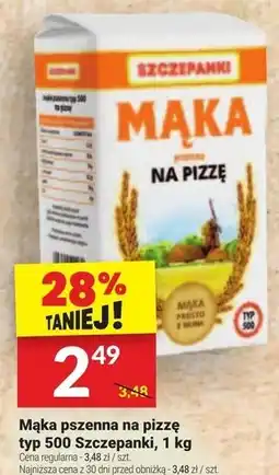 Twój Market Szczepanki Mąka pszenna na pizzę typ 500 1 kg oferta