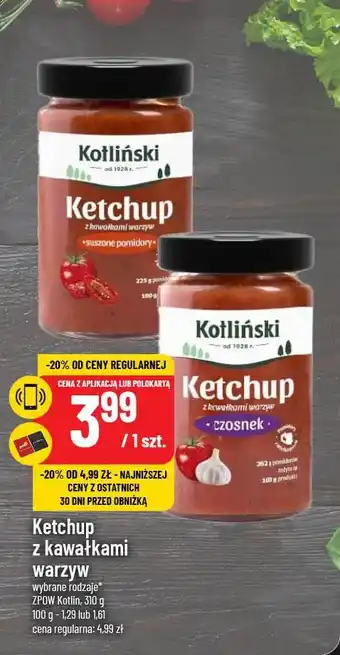 Polomarket Ketchup z kawałkami warzyw oferta