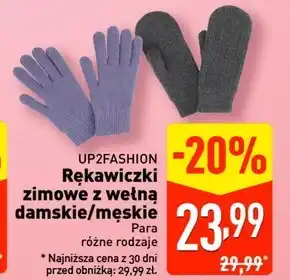 ALDI Rękawiczki Up2Fashion oferta