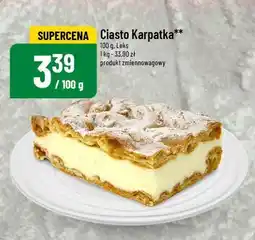 Polomarket ciasto Karpatka oferta