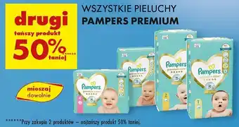 Biedronka Pieluchy Pampers Premium oferta