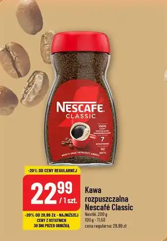 Polomarket Kawa rozpuszczalna Nescafe Classic oferta