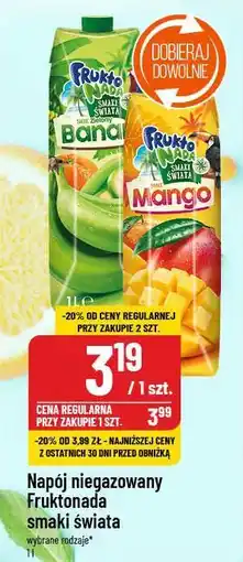 Polomarket Napój niegazowany Fruktonada smaki świata oferta