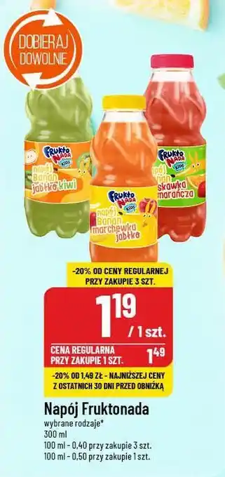 Polomarket Napój Fruktonada oferta