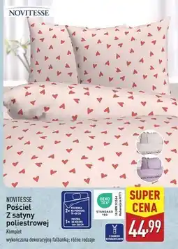 ALDI Pościel Novitesse oferta