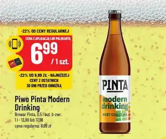 Polomarket Piwo Pinta Modern Drinking oferta