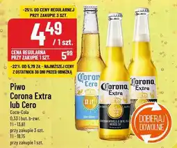 Polomarket Piwo Corona Extra lub Cero oferta