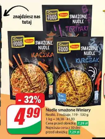 Dino Smażone nudle kaczka Winiary street food oferta