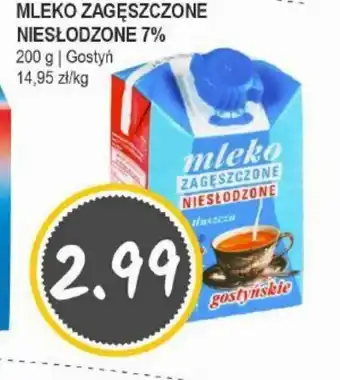 Słoneczko Mleko zagęszczone niesłodzone 7% oferta