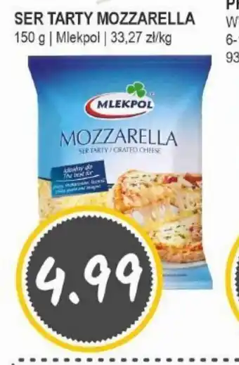 Słoneczko Ser tarty mozzarella oferta