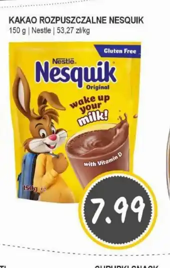 Słoneczko Kakao rozpuszczalne Nesquik oferta