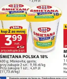 Stokrotka Optima Smietana Polska 18% oferta