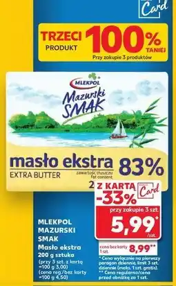 Kaufland Masło ekstra Mazurski Smak oferta