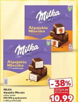 Kaufland Czekoladki waniliowe Milka Alpejskie Mleczko oferta