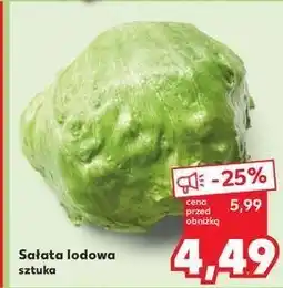 Kaufland Sałata lodowa oferta