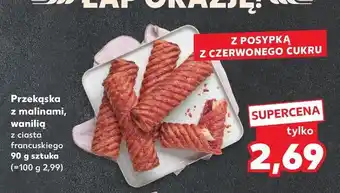 Kaufland Przekąska z ciasta francuskiego wanilią oferta