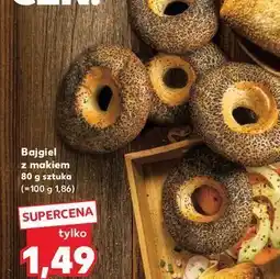 Kaufland Bajgiel z makiem oferta