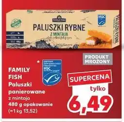 Kaufland Paluszki rybne z mintaja Family Fish oferta