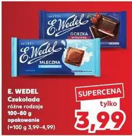 Kaufland Czekolada klasyczna mleczna E. Wedel oferta