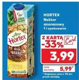 Kaufland Nektar ananasowy Hortex oferta