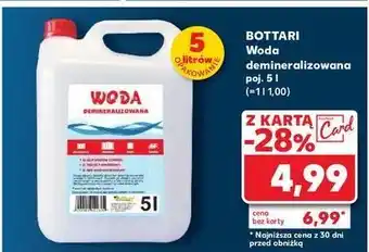 Kaufland Woda demineralizowana Bottari oferta