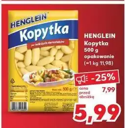 Kaufland Kopytka Henglein oferta