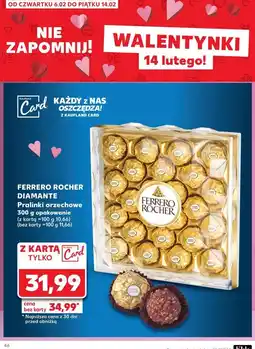 Kaufland Bombonierka diamante Ferrero Rocher oferta