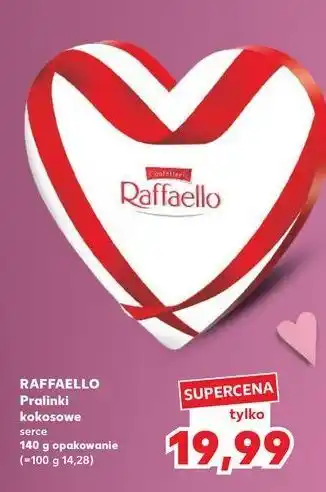 Kaufland Bombonierka serce Raffaello oferta