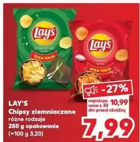 Kaufland Chipsy zielona cebulka Lay's oferta