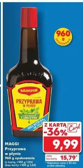 Kaufland Przyprawa w płynie Maggi oferta