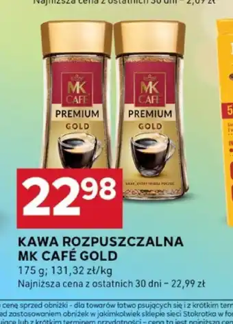 Stokrotka Optima Kawa rozpuszczalna MK Cafe Gold oferta