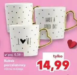 Kaufland Kubek porcelanowy 380 ml oferta