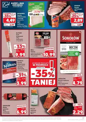 Kaufland Szynka delikatesowa z kurcząt Drobimex oferta