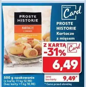 Kaufland Kartacze z mięsem Iglotex Proste Historie oferta