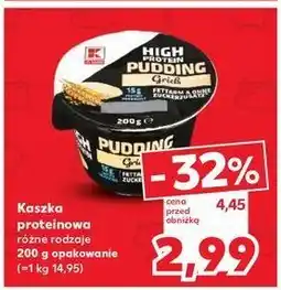 Kaufland Kaszka proteinowa mleczna K-Classic oferta