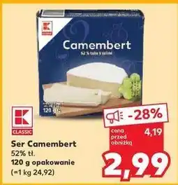 Kaufland Ser camembert K-Classic oferta