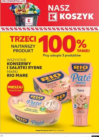 Kaufland Pasztet z tuńczyka w soku cytryny Rio Mare oferta