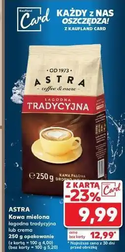 Kaufland Kawa Astra Professional Cafe Crema oferta