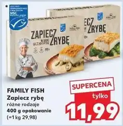 Kaufland Zapiecz rybę w sosie szpinakowym Family Fish oferta