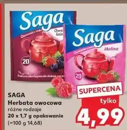 Kaufland Herbata owocowa malina Saga oferta